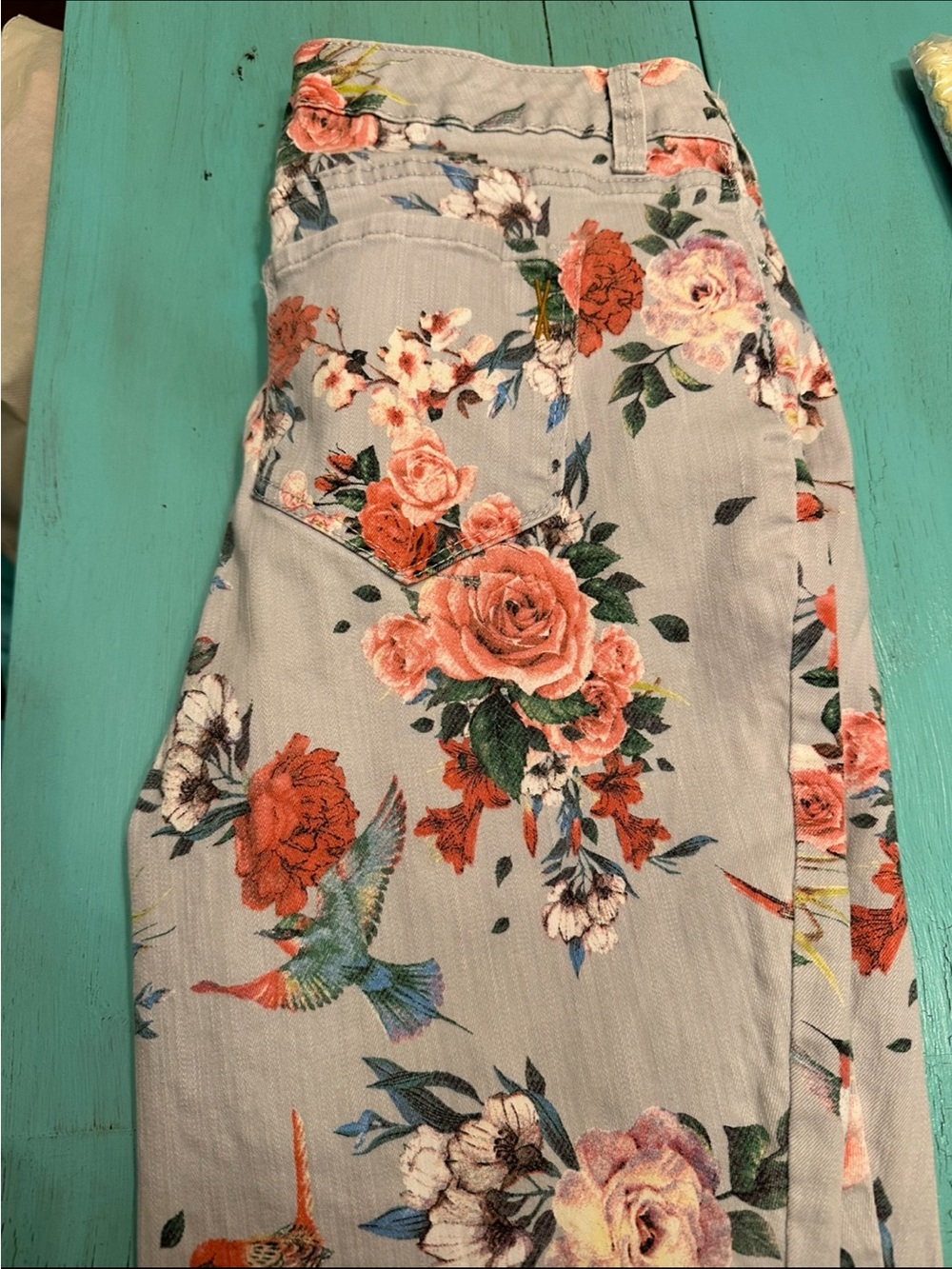 Size 6 Boho Skinny Denim Jeans